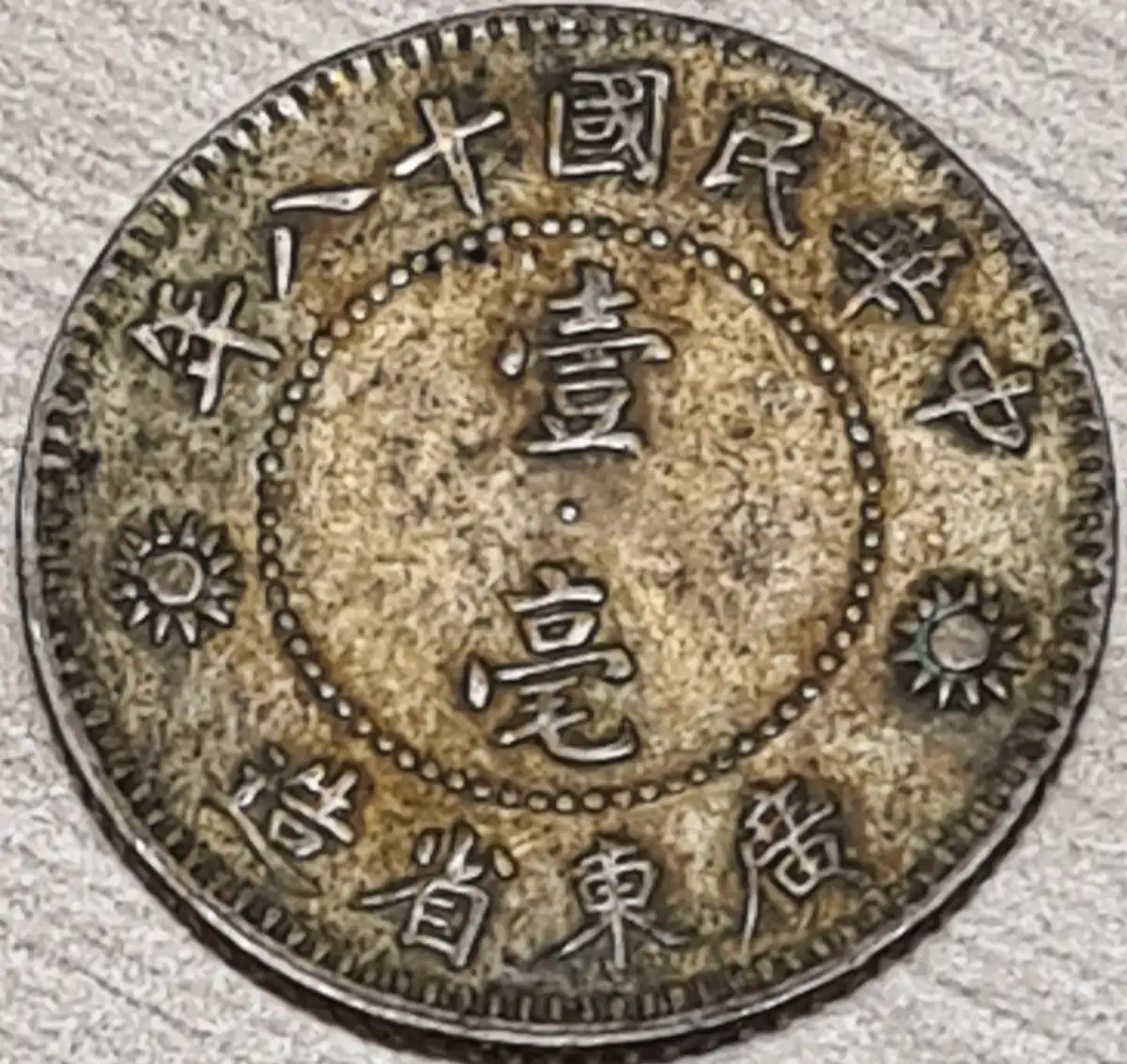 Unidentified-Coin-Or-Token-Id:-Republic-Of-China-1929-1-Jiao